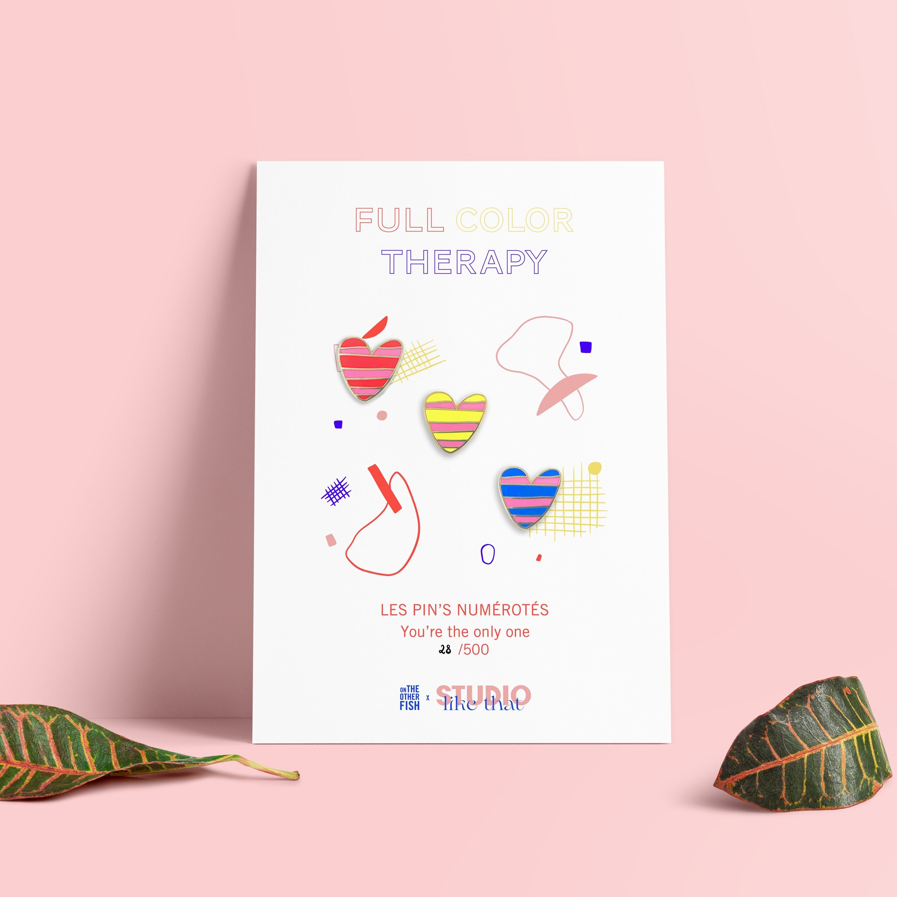 Pins - Vollfarbtherapie - Les Imprimeuses x Studio Like That