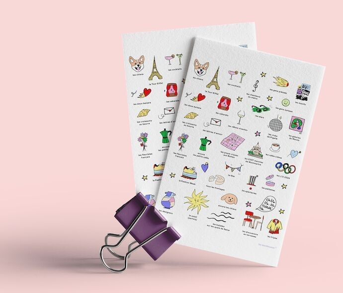 Postkarte - Was mir gefällt - Les Imprimeuses