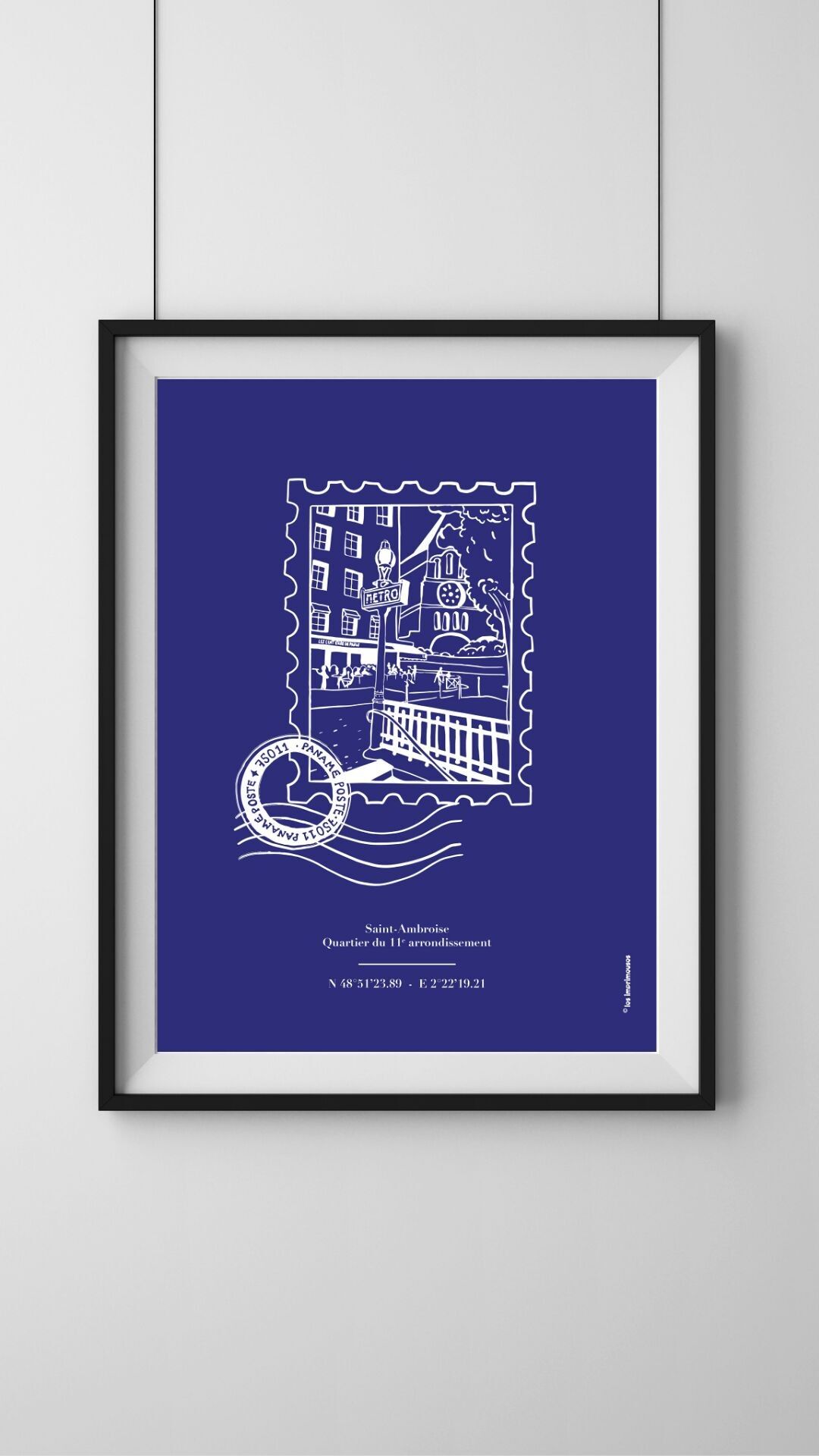 Poster - Briefmarke 11 - Die Drucker