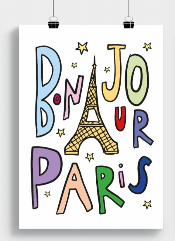 Poster - Hallo Paris - Die Drucker