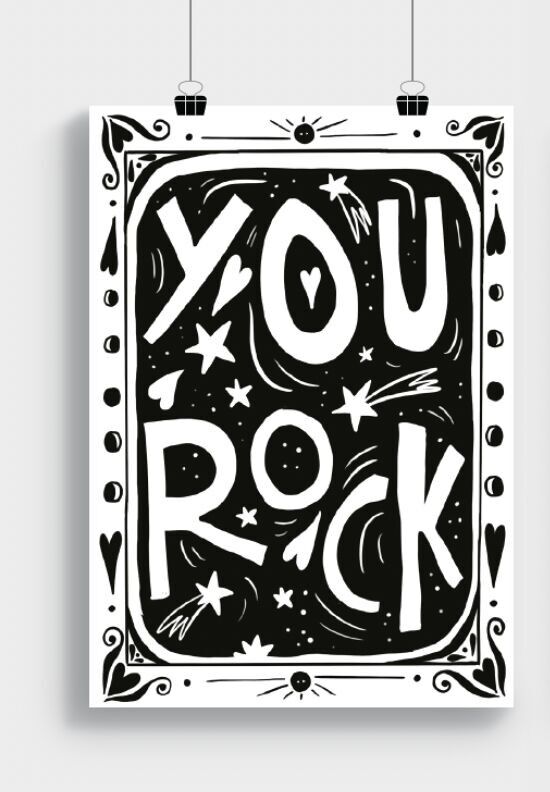 Poster - You Rock - Die Drucker