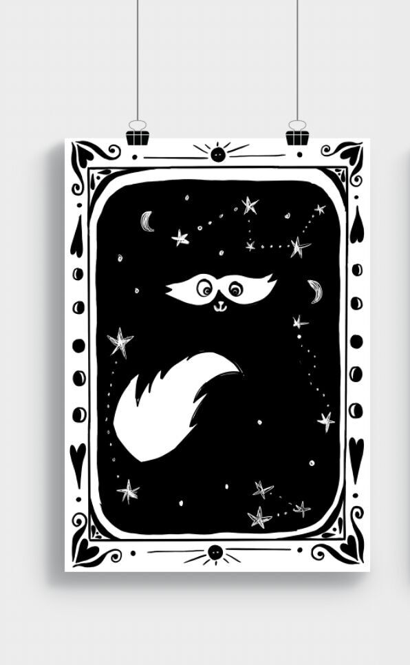 Poster - Orakelkatze - Die Drucker