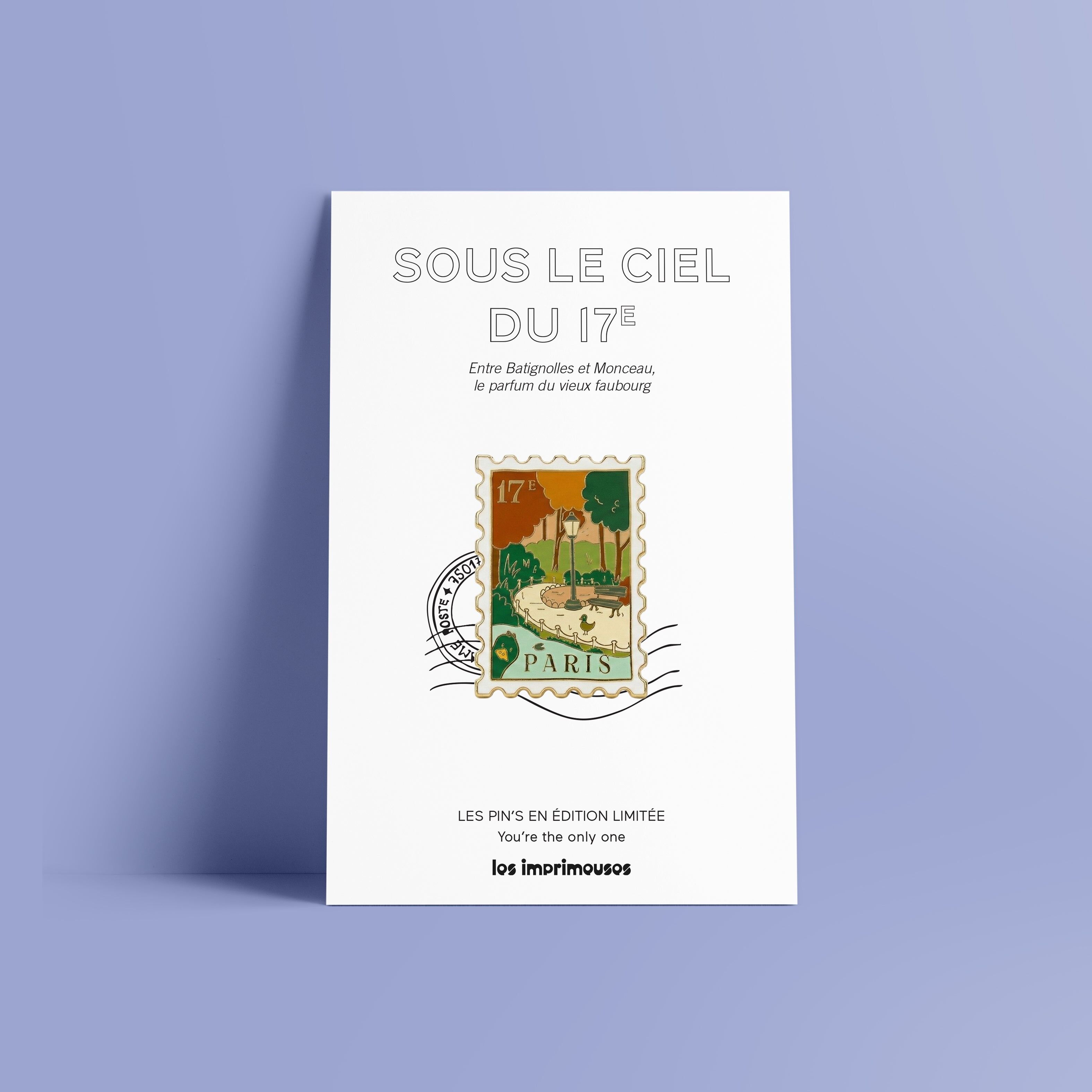 Anstecknadel Paris 17. Arrondissement – ​​Unter dem Himmel des Parks