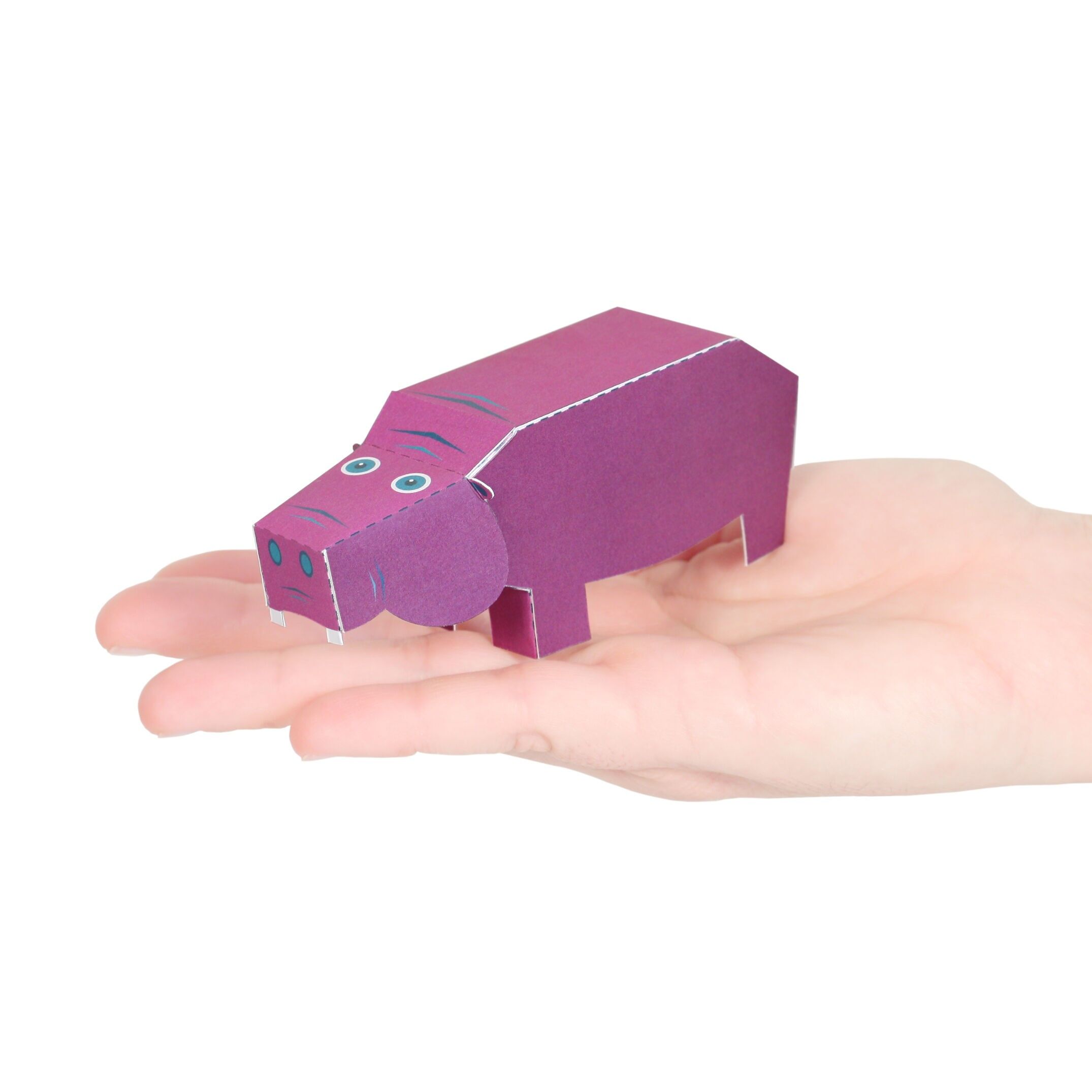 Postal de hipopótamo