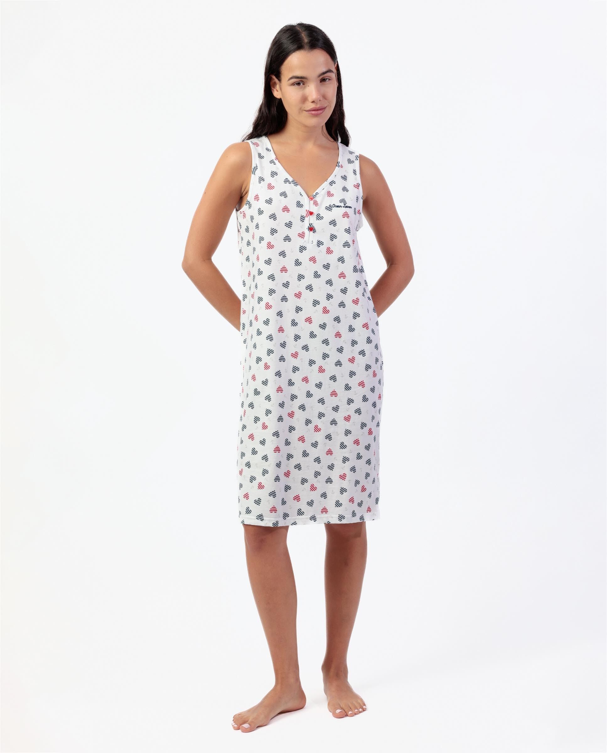 Débardeur sans manches ADMAS pour femme, motif océan amoureux