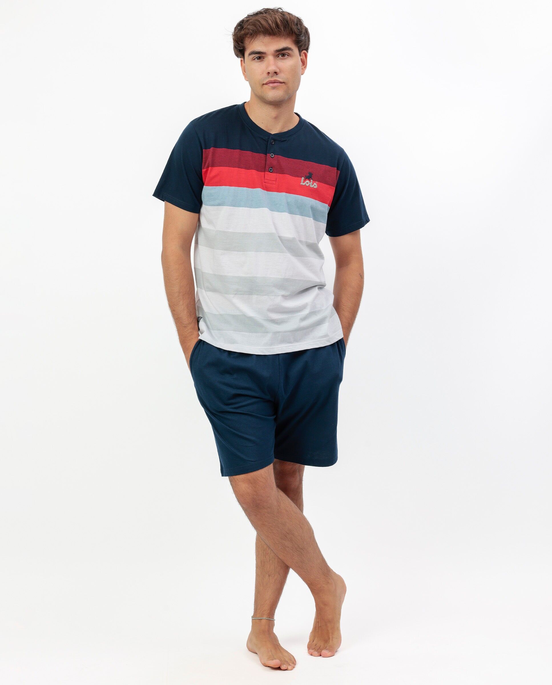 Pyjama à manches courtes LOIS Edge pour hommes