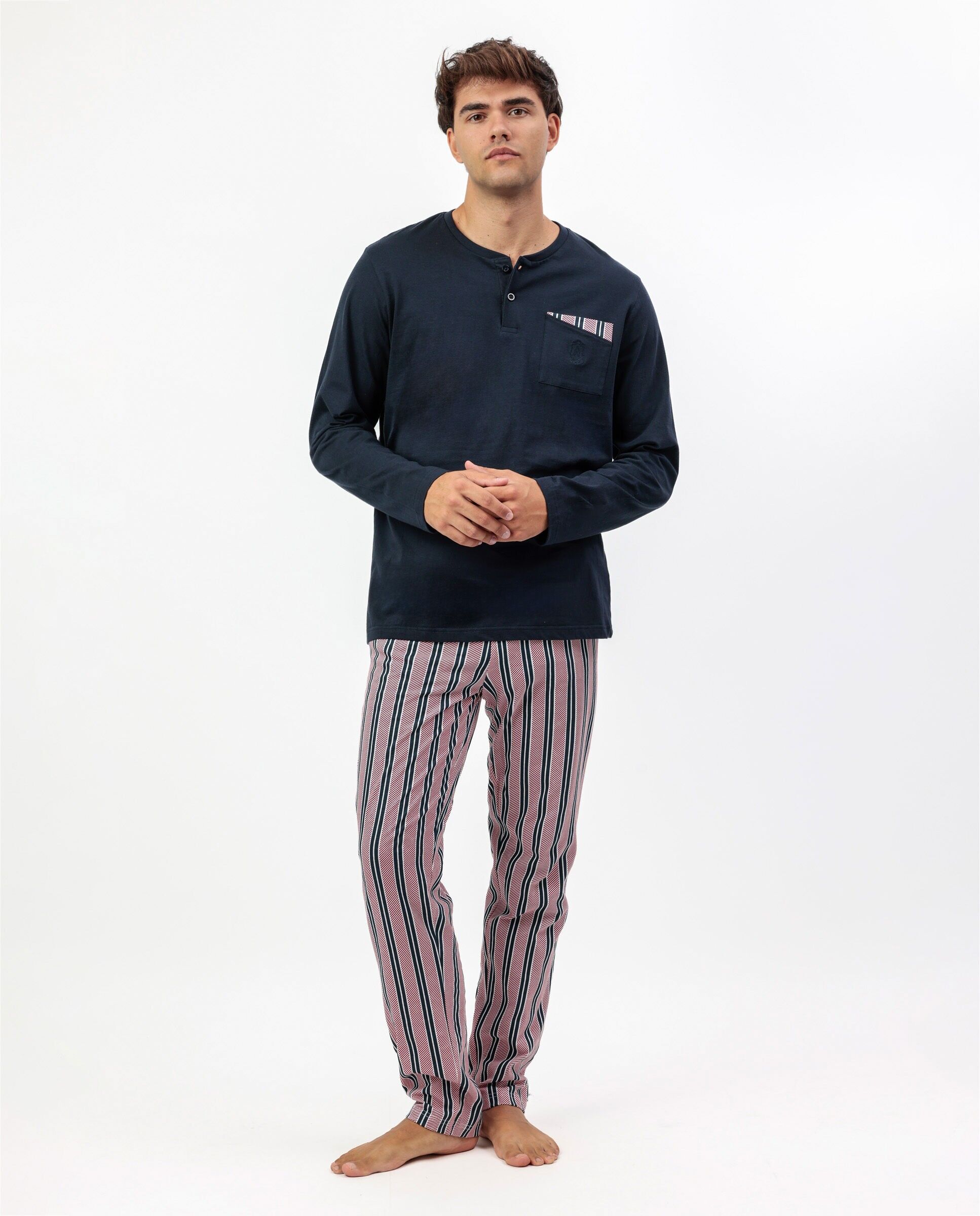 Pyjama à manches longues ADMAS CLASSIC Motion pour hommes
