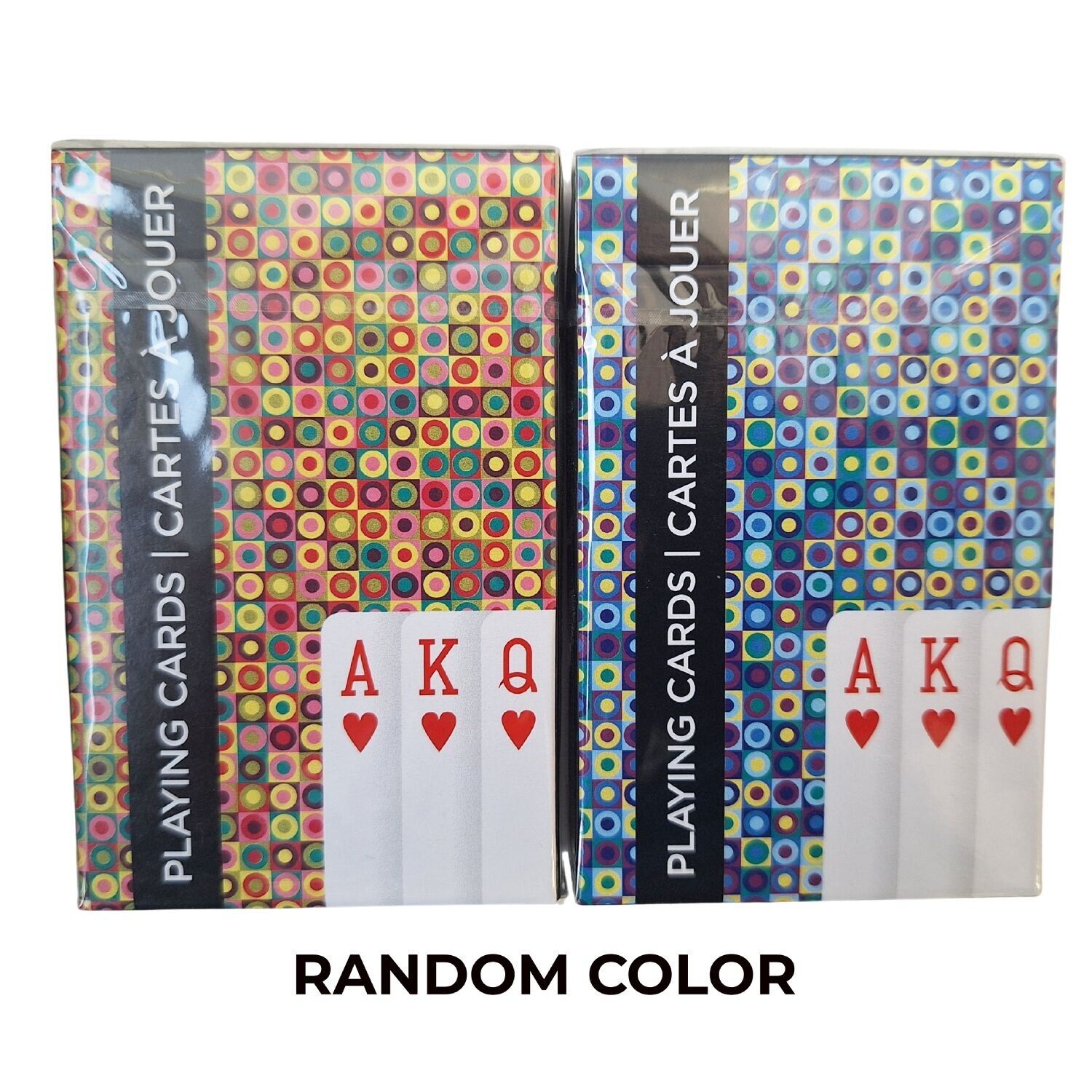 Piatnik Dots Bridgekarten-Deck, 1 Stück.(rot oder blau)