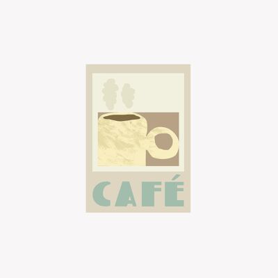 Café - Carte postale