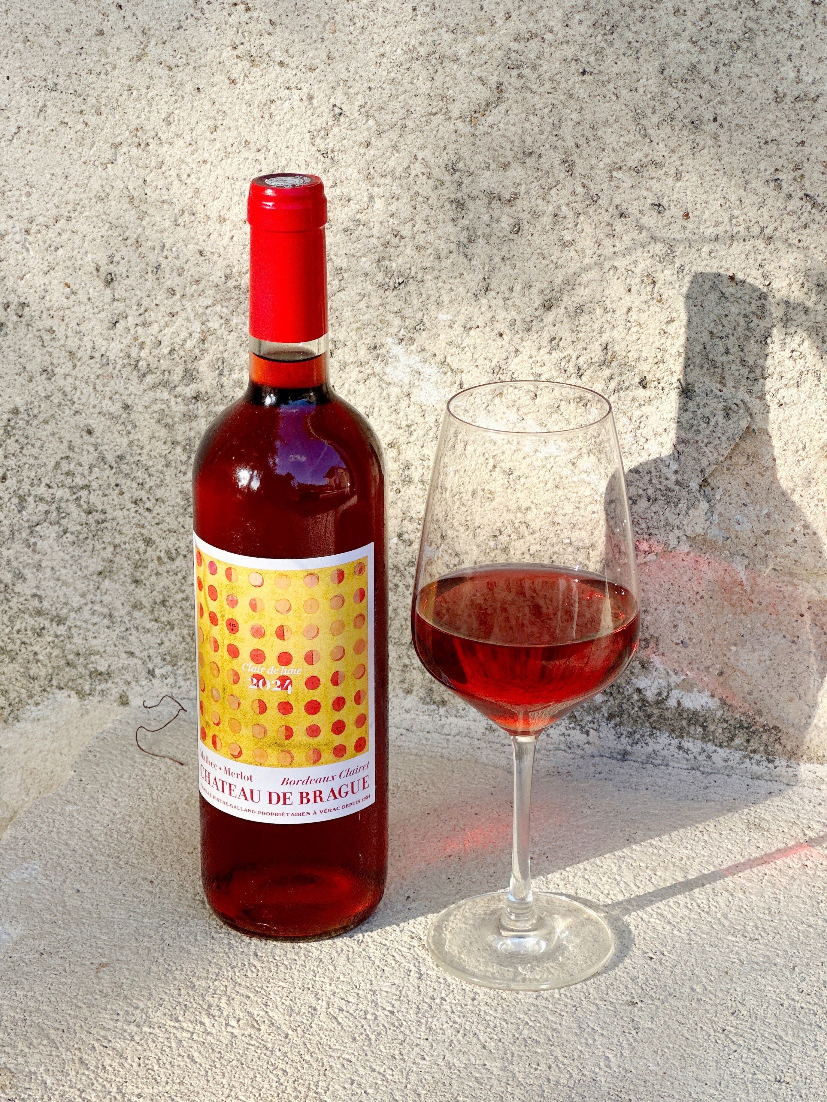 Vin Clair de Lune 2024  vin rouge AOC Bordeaux Clairet
