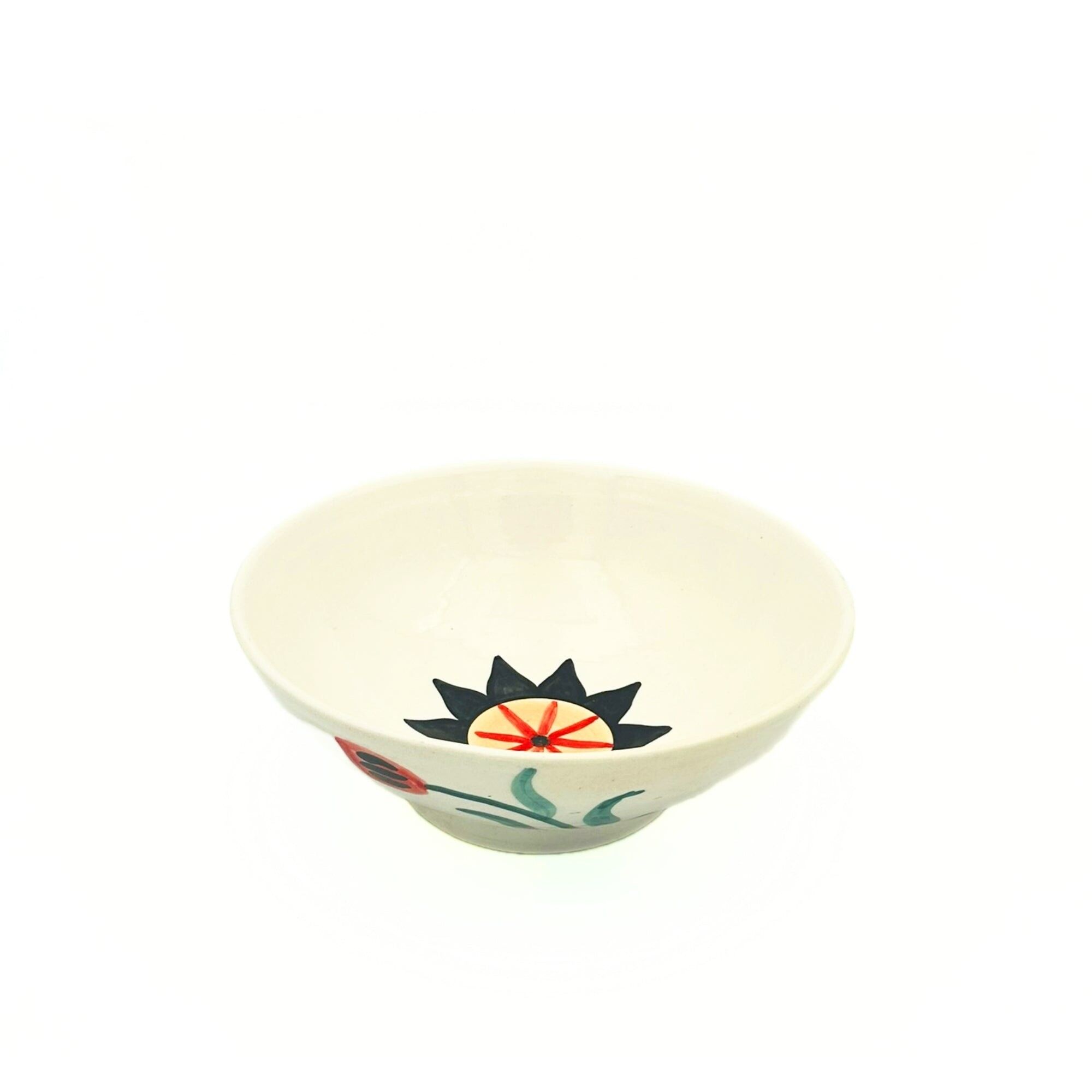 Salad bowl with designs (Ø23cm, H9cm)