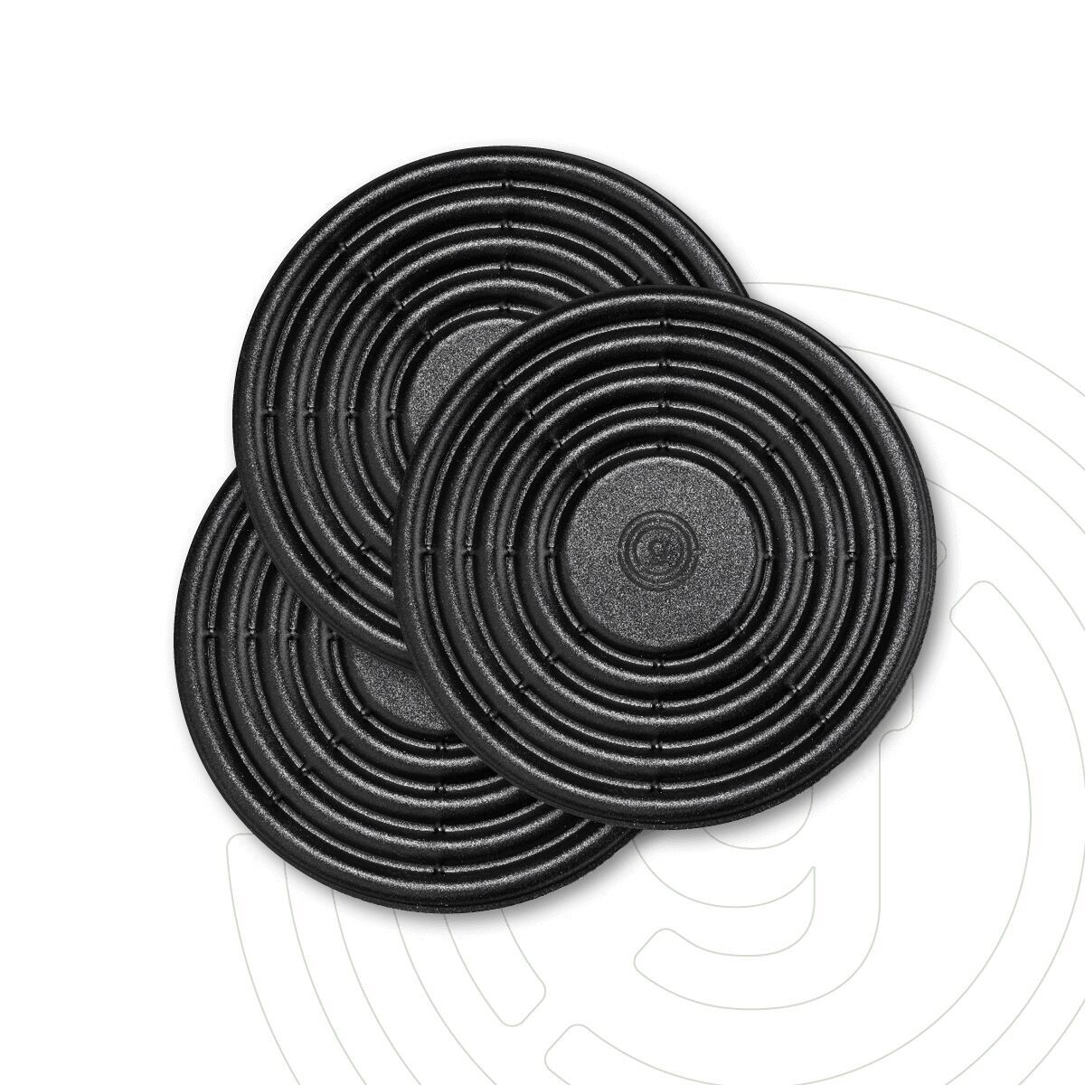 Juego apilable gelmags® MagUp M, Ø 10 cm, 3 piezas, negro | Camping | Magnetizar utensilios de cocina de camping | Mejora | Equipo de camping y navegación | Accesorios | Solución para camping