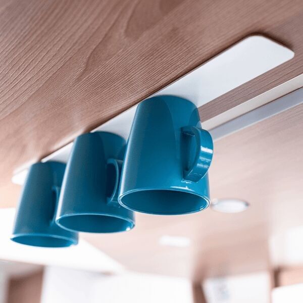 gelmags® Metall-Leiste 50 cm, schwarz  | Camping | Boot  | Camping-Geschirr magnetisieren | Upgraden | Camping & Boots Equipment | Zubehör | Lösung für Camping