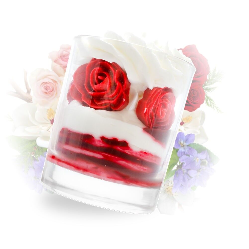 Handgefertigte Kerze aus ewiger Rose