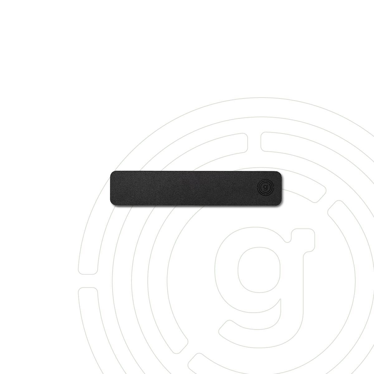 Tira metálica gelmags® de 25 cm, negra | Camping | Náutica | Magnetizar utensilios de cocina para camping | Mejora | Equipo de camping y navegación | Accesorios | Solución para camping