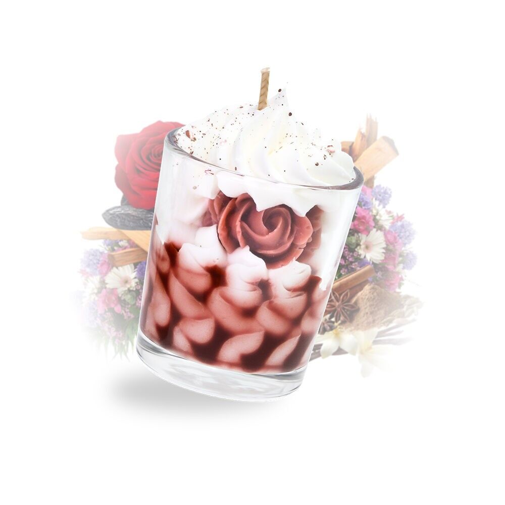 Pequeña vela de palisandro hecha a mano