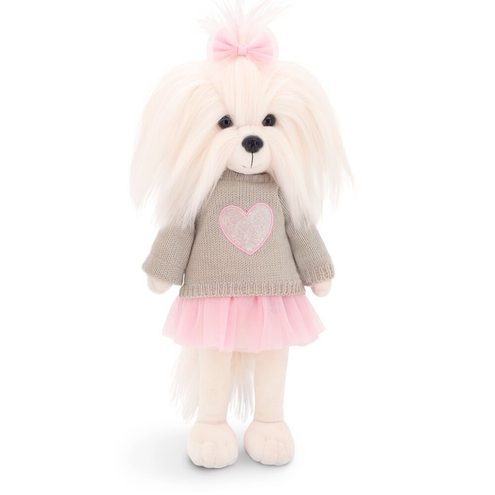 Peluche, Lucky Doggy, Lucky Mimi : Cœur rose 38 cm