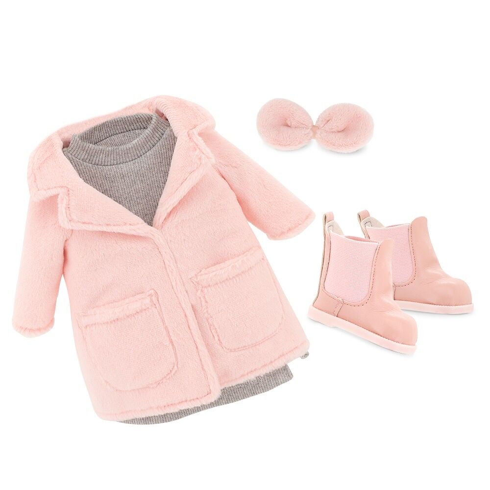 Peluche Lucky Doggy, Ensemble de vêtements : Mode Hiver