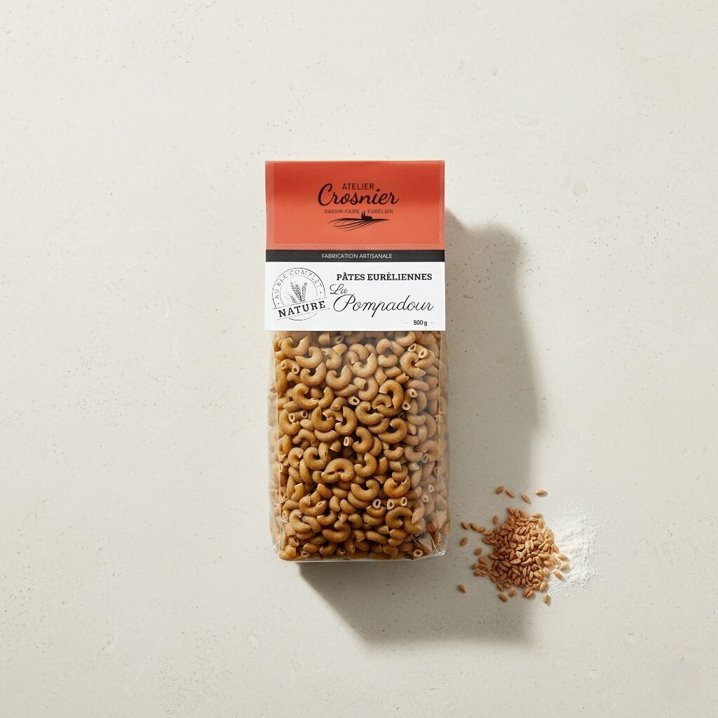 La Pompadour Whole Wheat Pasta 500g - Atelier Crosnier