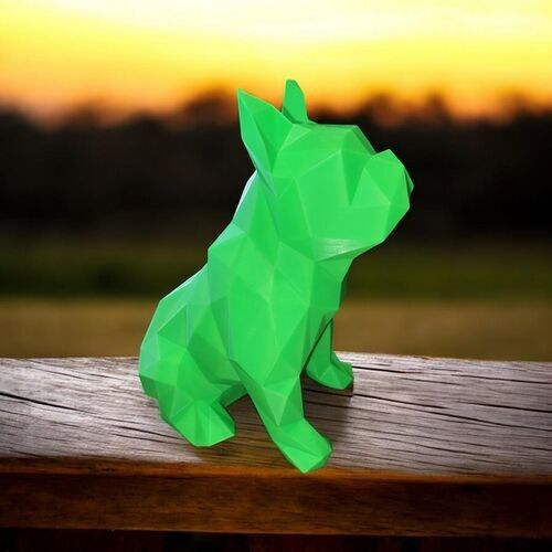Bouledogue vert lowpolly