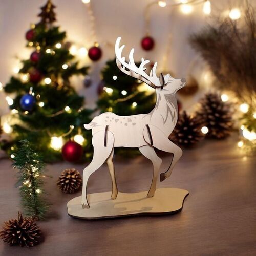 Cerf en bois