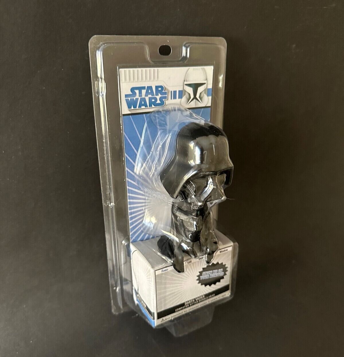 Figura cabezona de DARTH VADER, modelo Wacky Wobbler de 11 cm, de Funko