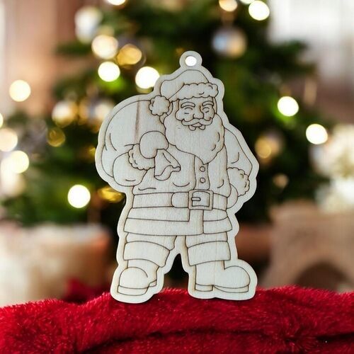 Père Noël hotte sapin