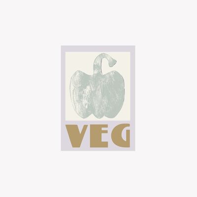 Gemüse - Postkarte