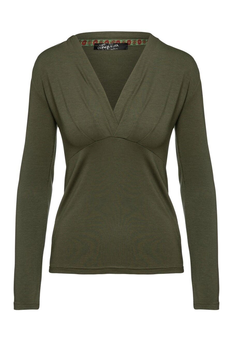 Wickeloberteil aus Mikromodal-Elastan-Jersey für Damen