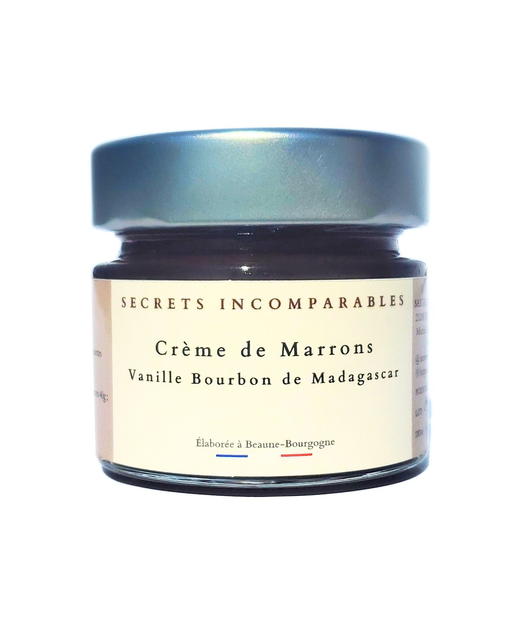 Crema de castañas con vainilla Bourbon de Madagascar 110 g