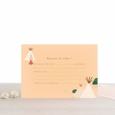 Jéronimo - set of 8 invitation cards