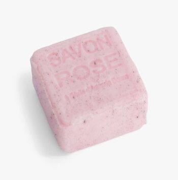 Savon Cube Rose exfoliant 260g 1