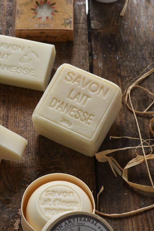 Savon cube au lait d'anesse 260g