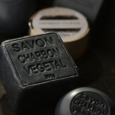 Cube Soap with Vegetable Charcoal 260g