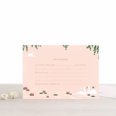 Thalie - lot de 8 cartons d'invitation