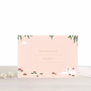 Thalie - lot de 8 cartons d'invitation 2