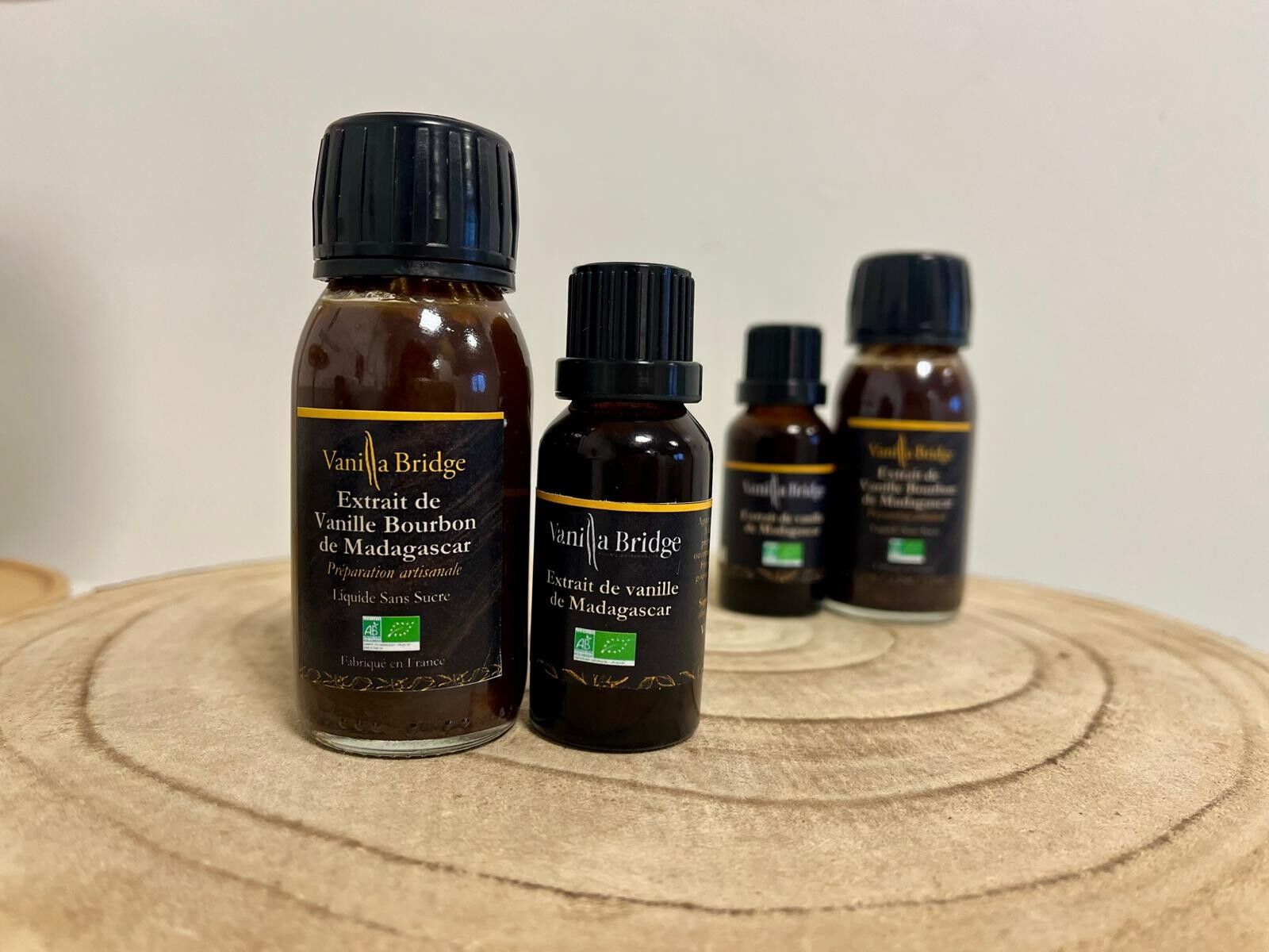 Estratto o aroma di vaniglia Bourbon naturale biologico dal Madagascar - 60 ml • Senza zucchero • 100% naturale