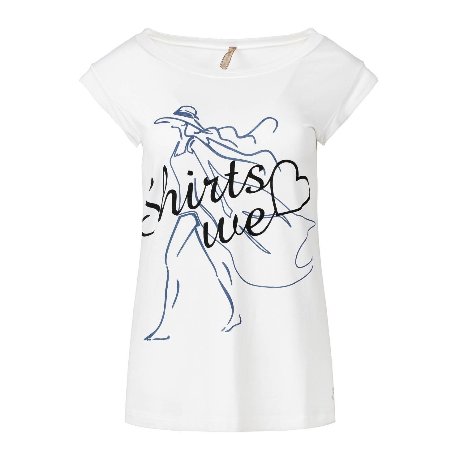 Haut imprimé à manches courtes