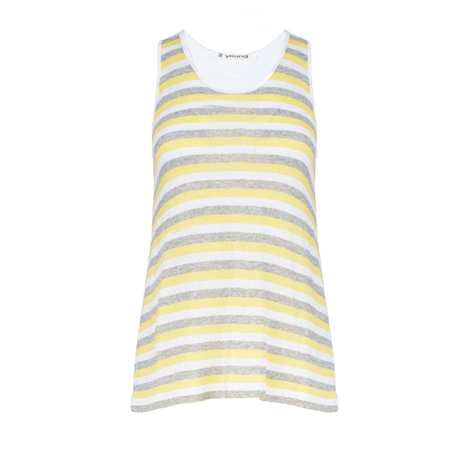 Racerback-Top mit Streifen