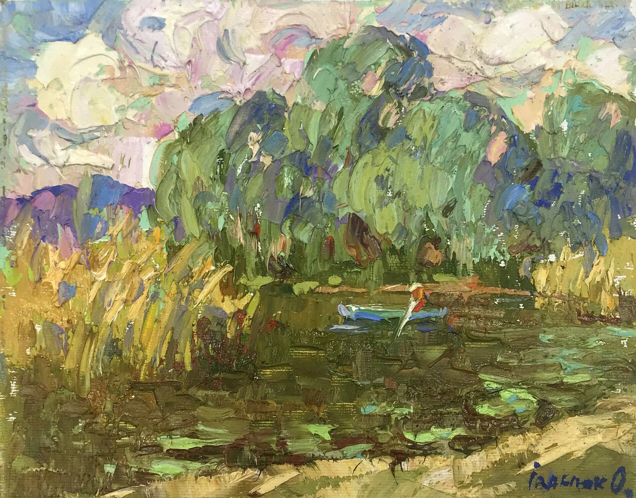 Dipinto ad olio Estate Oleksiy Ivanyuk 20x25 cm