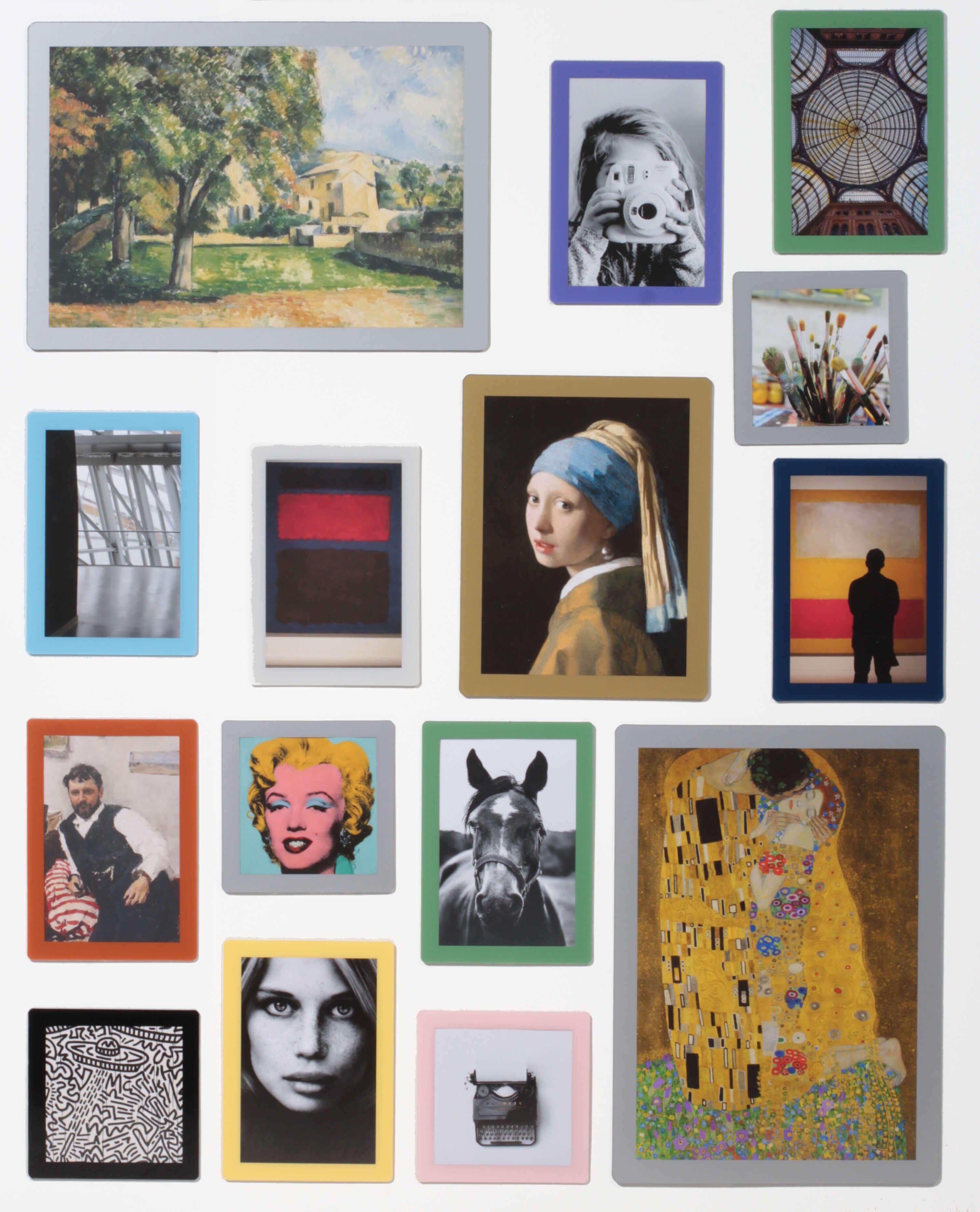 Cornice portafoto 10x15 cm senza fori o segni