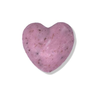 Exfoliating Rose Heart Soap