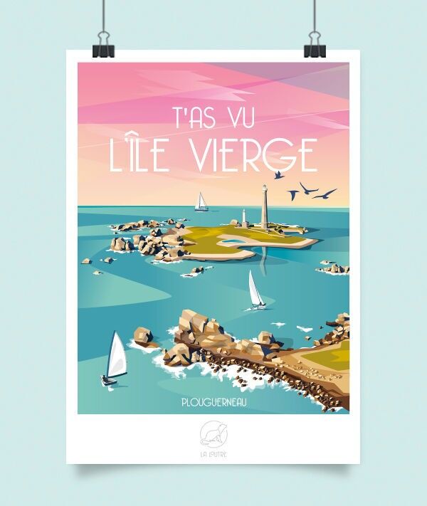 Affiche Île Vierge
