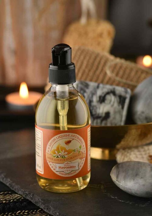 Savon liquide Miel et Fleur d'Oranger 300ml