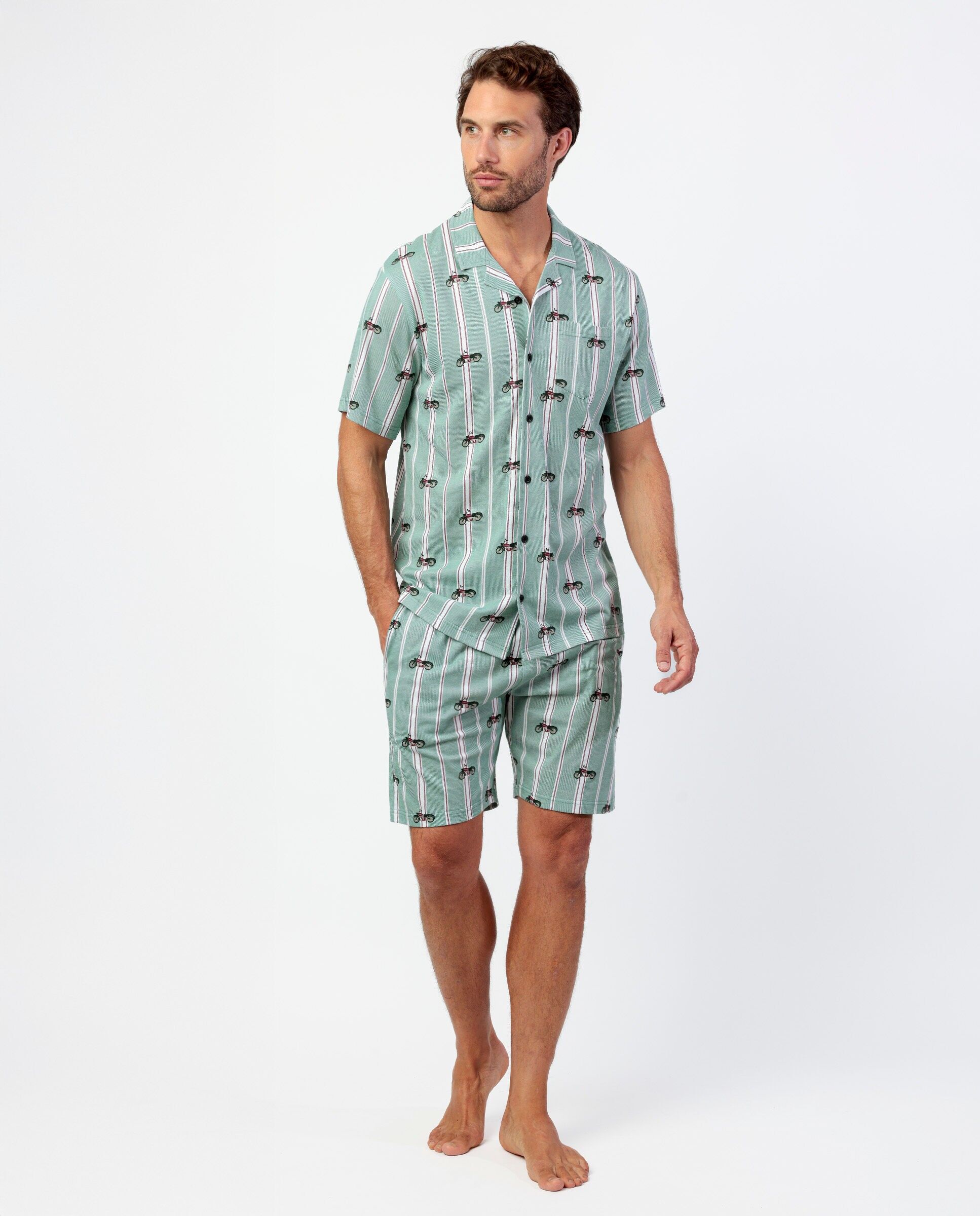 Pyjama à manches courtes pour homme ADMAS Kings Of The Road