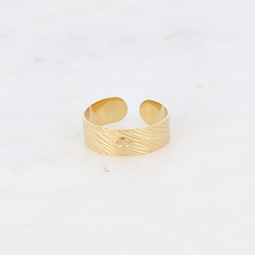 Anelli effetto zebra, attacco lucchetto (taglia S)