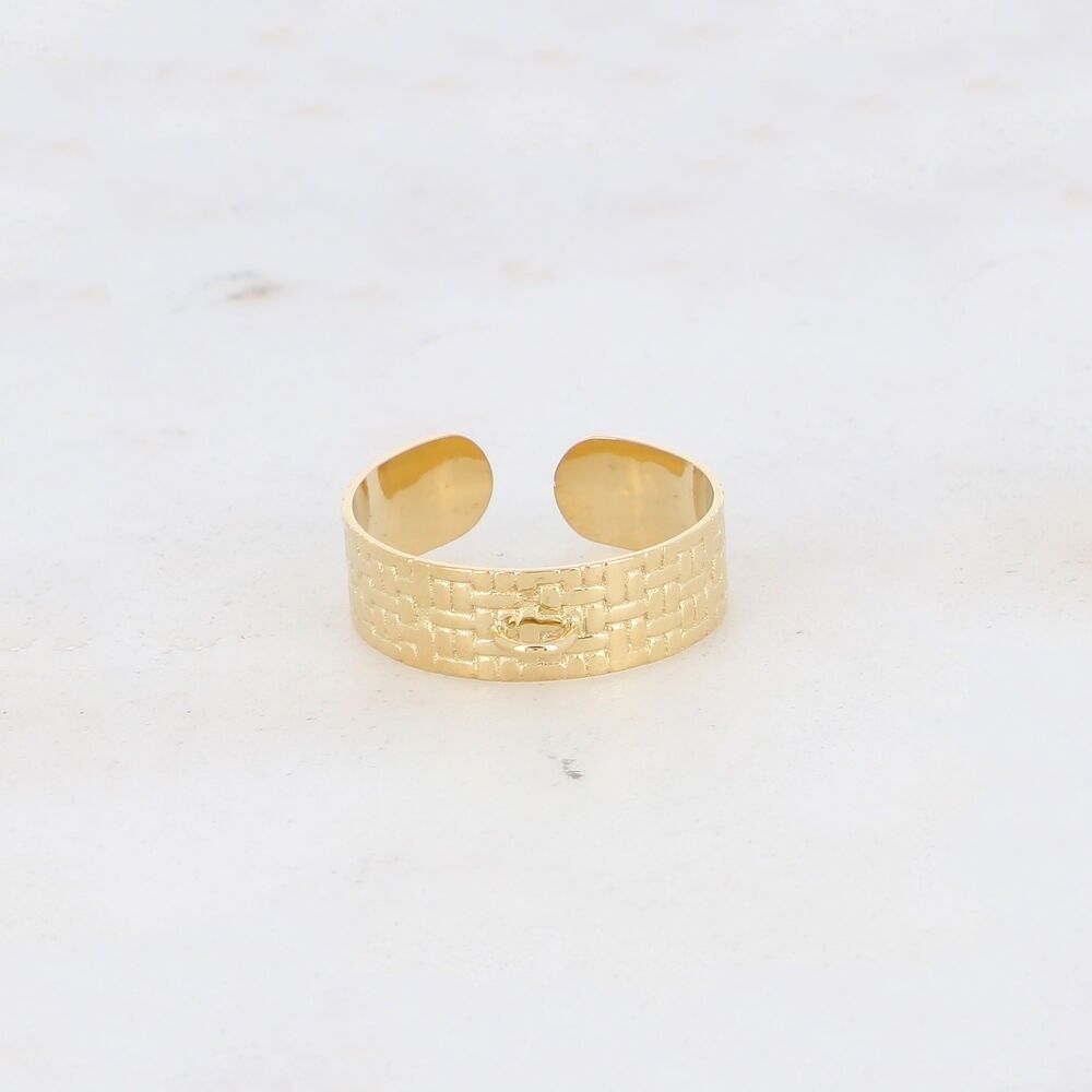 Anelli con effetto semi, attacco per lucchetti