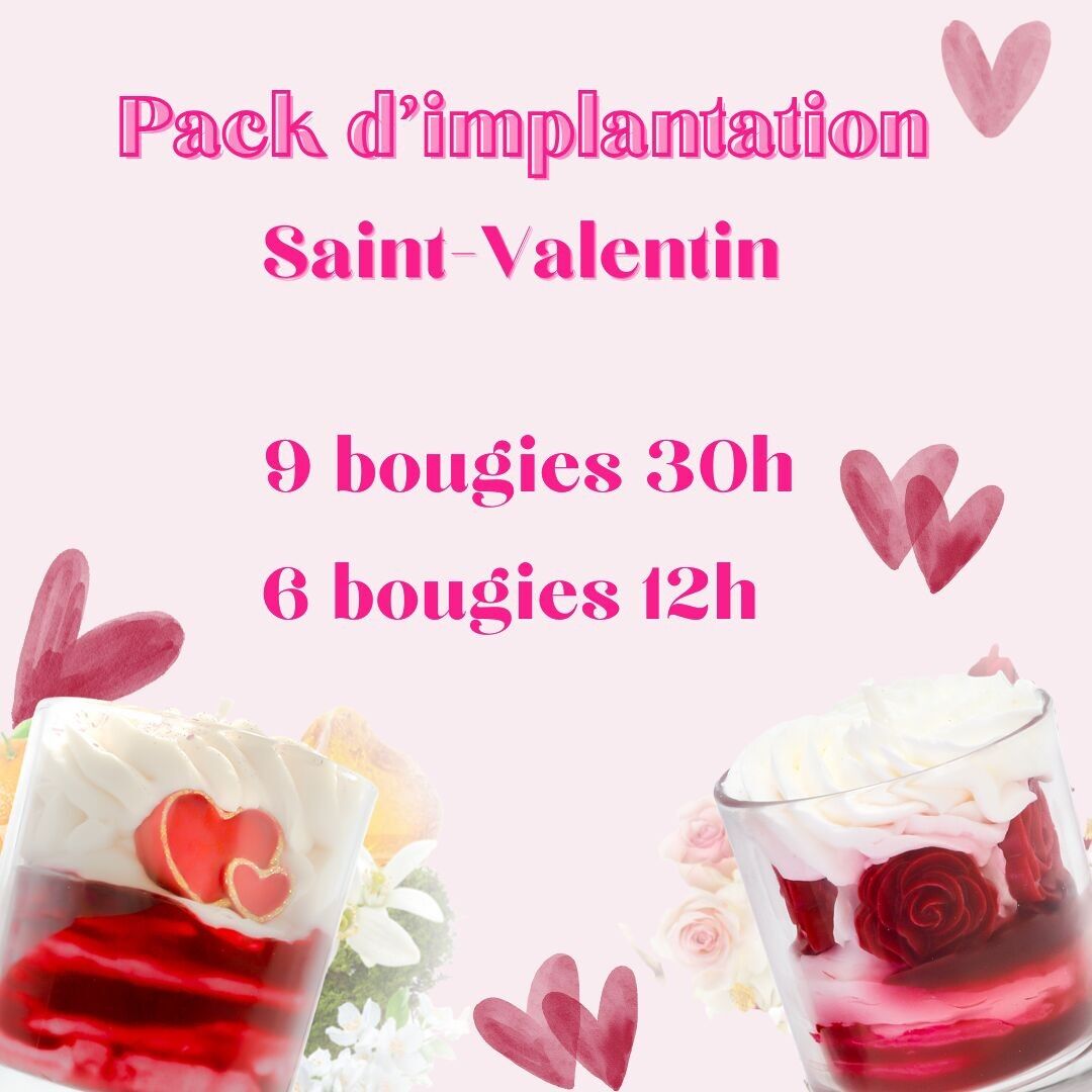 Kit de inicio de velas artesanales para San Valentín