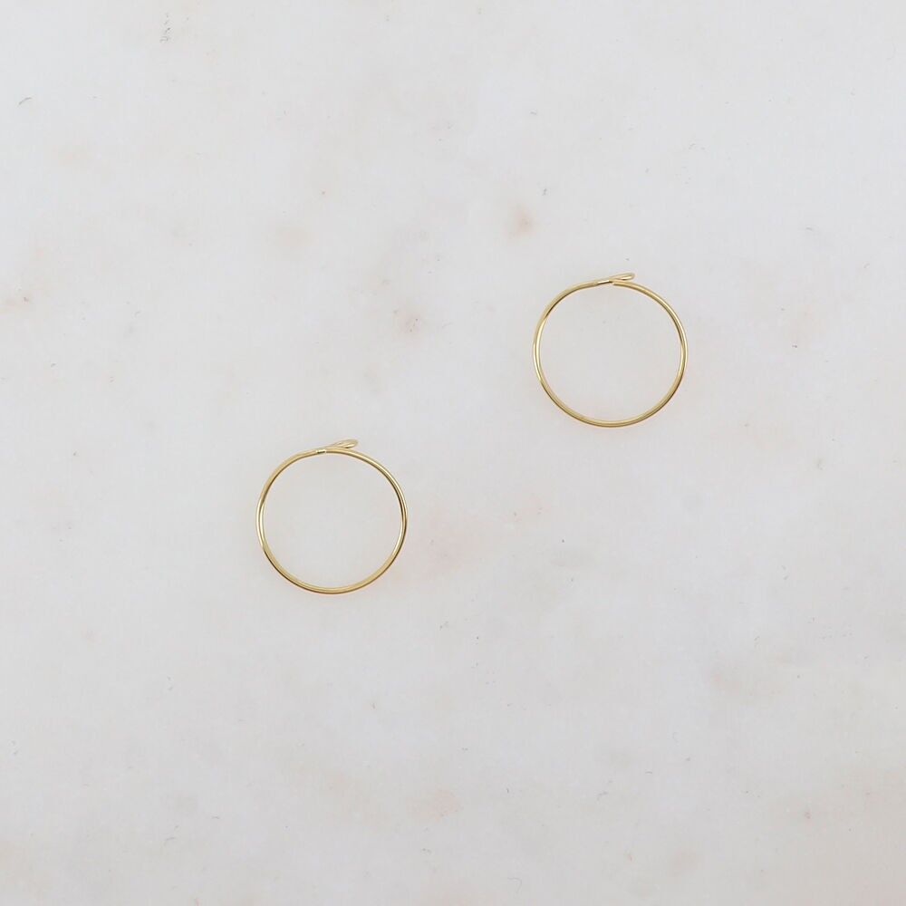 Orecchini a cerchio (14 mm)