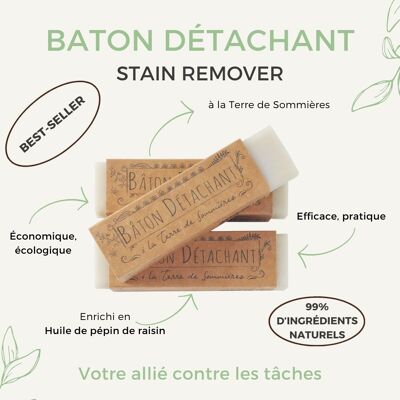 BEST SELLER: Stain remover stick with Terre de Sommières
